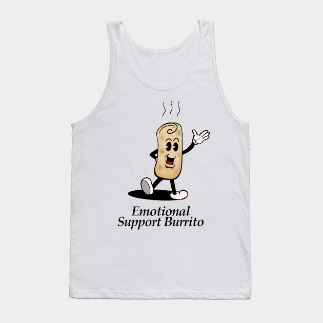 Emotional Support Burrito Tank Top by Llewynn